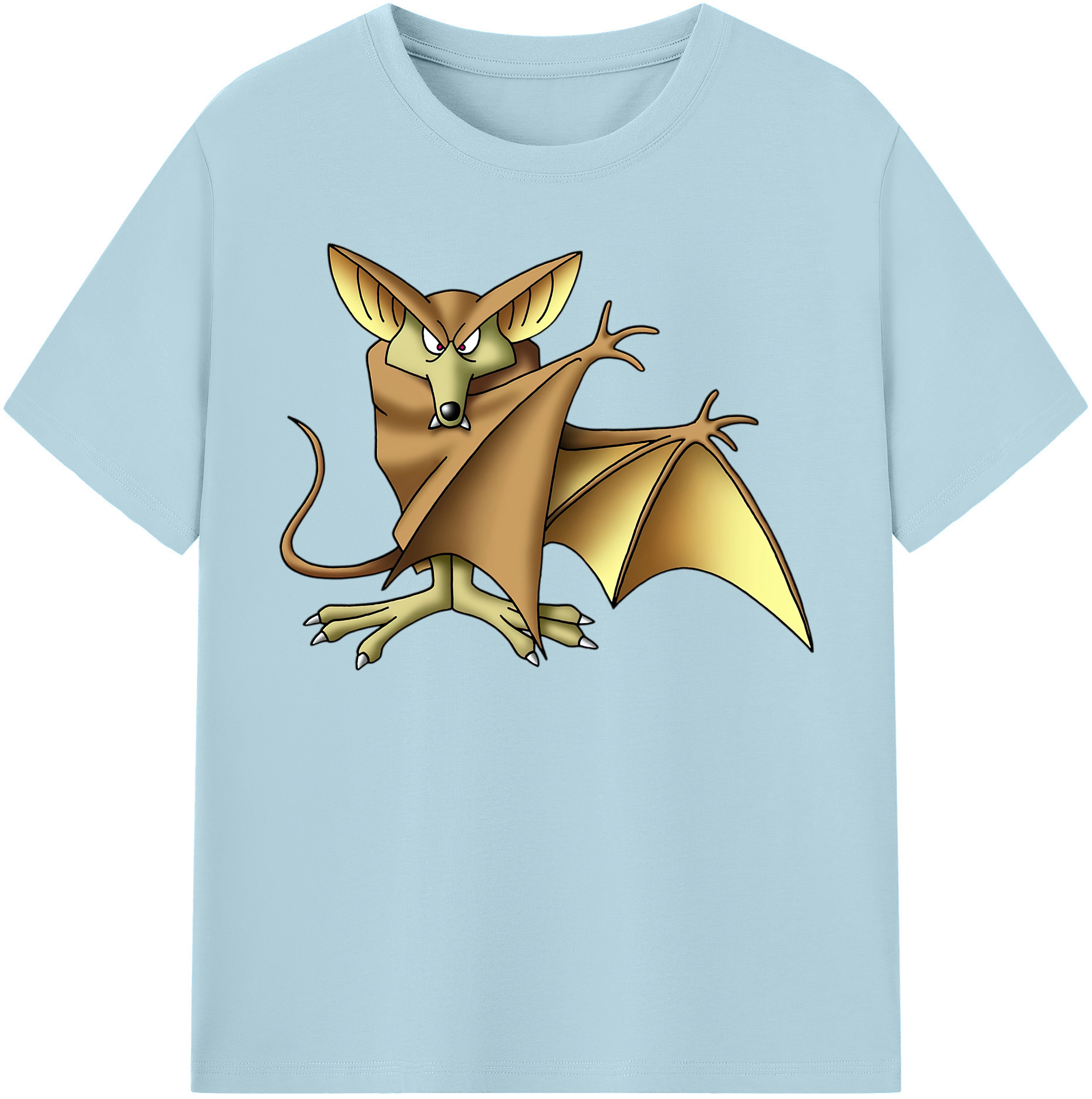 （画像用） ドラゴンクエスト Doragon Kuesuto Dragon Quest 綿100％半袖Tシャツ（フロントプリント）